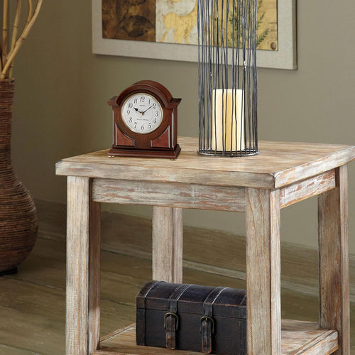 Seiko 9" Brown Wooden Case with Chime Mantel Clock